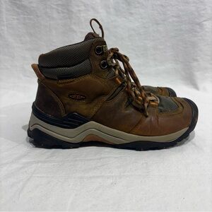 KEEN Gypsum II MID Waterproof Women's Sz 8 Keen Dry Brown Leather Hiking Boots
